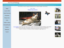 Tablet Screenshot of abrifrenchbulldogs.com